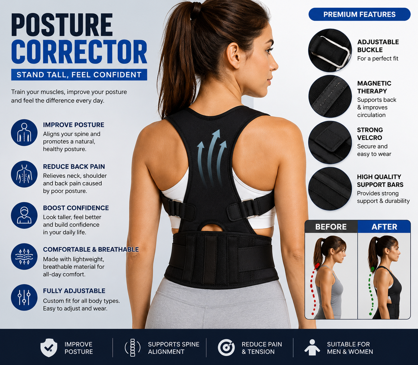 Posture Corrector Belt Unisex